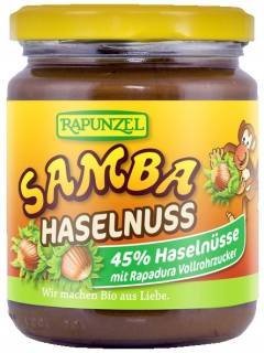 Orzechowo - čokoládový krém Samba Bio 250 g