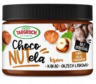 Smotana z lieskových orechov a kakaových chrumkavých chocontel