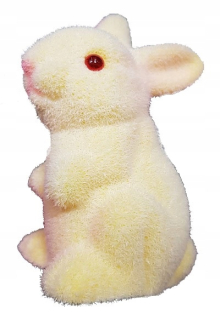 Veľkonočná dekorácia - Krémový zajačik stojaci 10 cm Hare Veľkonočný zásah