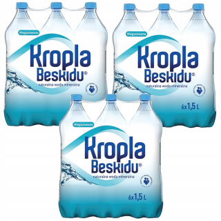 Drop Beskid Mineral Voda Unchalencia 18x 1.5L