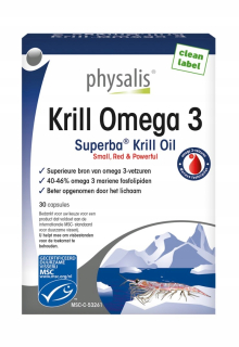 Kril omega-3 30 kapsuly 21,5 g - Physalis