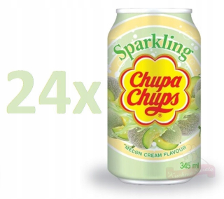[KŚ] 24x drink Chupa Chups, melón-krém 345ml