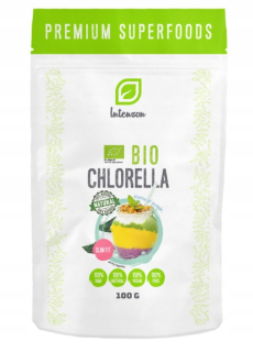 [KŚ] Chlorella Bio, ALGA prášok 100g Intenson