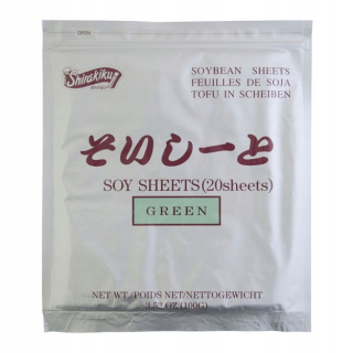 Japonska kuchyňa - [Kś] sója pre sushi, zelené listy 20ks