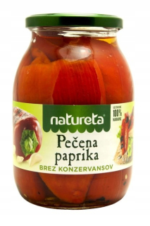 [Kś] pečené papriky v slanomine 990g Natureta