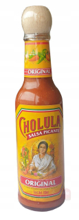 Mexická kuchyňa - [KŚ] SOS, SALSA cholula originálna horúca omáčka 150ml