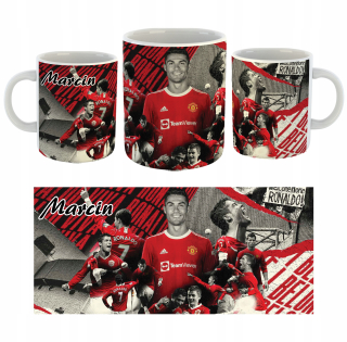 MUG CR7 Cristiano Ronaldo rôznych vzorov + názov