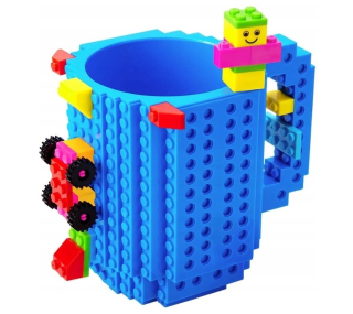 LEGO bloky Cup Gift 350ml BIG BLUE