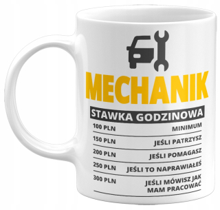 MUG hodinové DARČEK pre mechaniky 330ml