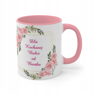 Darček na Valentína - Porcelánová seled hrnček 330 ml