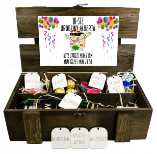 CASE BOX DARČEK K NARODENINÁM 18 30 40 50