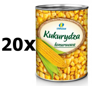 Konzervovaná kukurica Lewiatana 20 x 400g