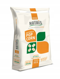 Kukurica pre popcorn, zrno 22,68kg motýľ