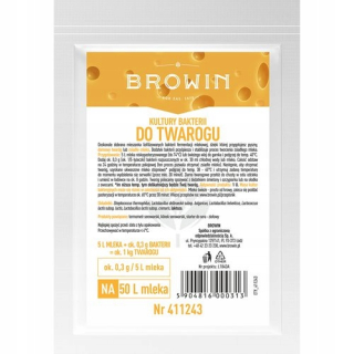 Kultúrne baktérie pre syry na 50l 411243 Browin