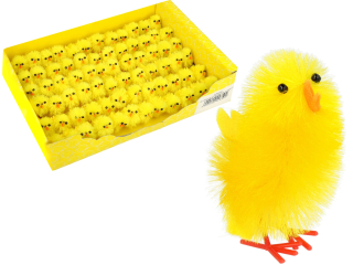 Veľkonočná dekorácia - Veľkonočné kurčatá Chickens Chicken 3 cm 2 ks
