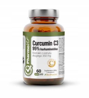Kurkumina 60 kapsuly 27,3 g - Pharmicals (CLEAN LA