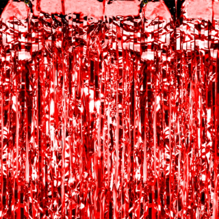 Darček na Valentína - Červená opona 100x200cm dekoratívny deň svätého Valentína