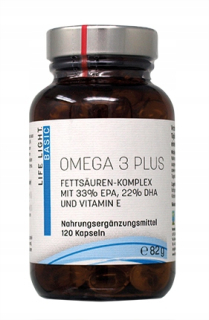 Omega 3 kyseliny s životným svetlom pre ryby vitamín
