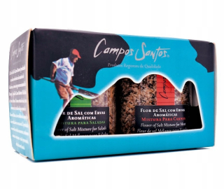 Soľná kvet s Algarve Set s bylinkami - 2x 150 g