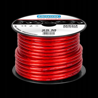 Auto-audio kábel 8ga od6.7mm cu 25m |