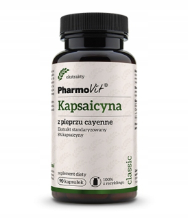 Spaľovač tuku - Štandard extraktu kapsaicínu PharmoVit. 90 tis. SILNÉ