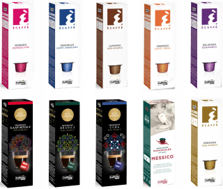 Kávové kapsule - Caffitalové kapsuly. S CAFISSIMO * SET 10X10