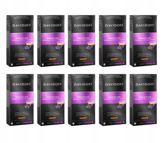 Kávové kapsule - Davidoff Prestige na kapsuly Nespresso 10x10.