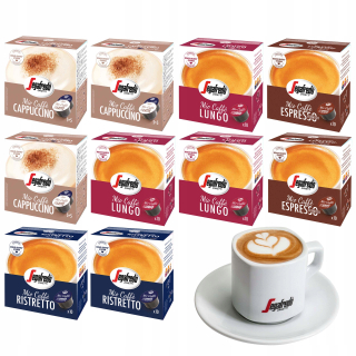 Kávové kapsule - Kapsuly Dolce Gusto Segafredo 100 ks + pohár