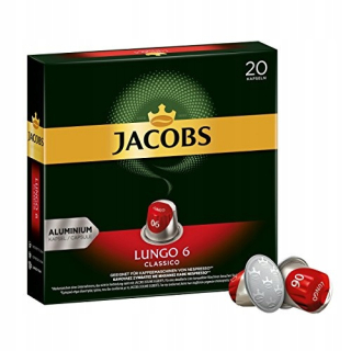 Kávové kapsule - Kapsuly Jacobs Nespresso Lungo Classico 200 kusov