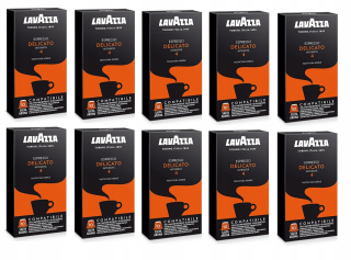 Kávové kapsule - Kapsuly Nespresso Lavazza DeLicato 100 ks