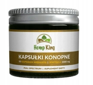 CBD - COPSULES OBSAHUJÚ CBD 1000mg 50 ks Hemking