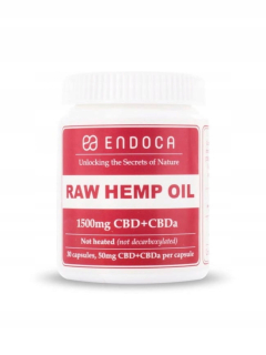 CBD - Kapsule RAW 15% CBD + CBDA 1500mg