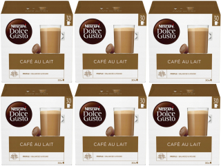 Kávové kapsule - Kapsuly NESCAFE DOLCE GUSTO 180 ks káv 6x30 ks