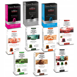Kávové kapsule - Kapsuly Nespresso Corsini Premium Set 99 ks