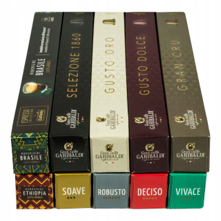 Kávové kapsule - Kapsuly Nespresso Unikátne chute sveta 10x10ks