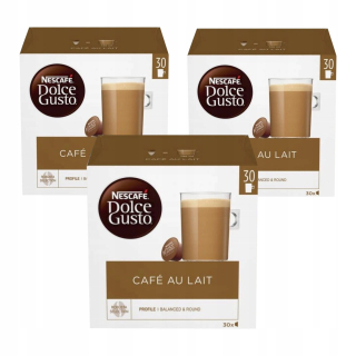 Kávové kapsule - Kapsuly Nescafe Dolce Gusto Cafe Au Lait 3x30ks