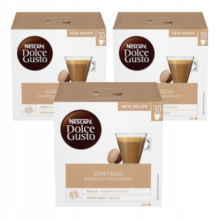 Kávové kapsule - NESCAFE DOLCE GUSTO CORTADO ESPRESSO 3X30 Kapsuly