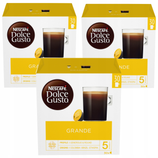 Kávové kapsule - NESCAFE DOLCE GUSTO GRANDE 3X30PCS Kapsuly