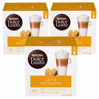 Kávové kapsule - NESCAFE DOLCE GUSTO LATTE MACCHIATO 3X30 Kapsuly