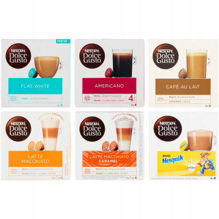 Kávové kapsule - NESCAFE DOLCE GUSTO CAPSULS MIX 96 ks