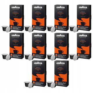 Kávové kapsule - Kapsuly Nespresso Lavazza Delicato Arabika 100ks