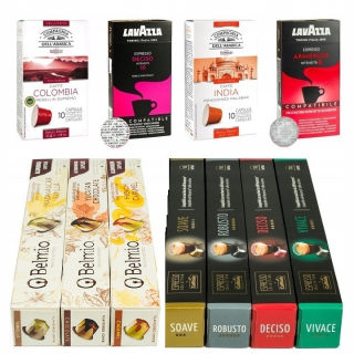 Kávové kapsule - Nespresso kapsule Super príchuť sada HIT 110ks