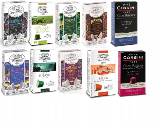 Kávové kapsule - Kapsule Nespresso Kávová sada x100 PREMIUM ks