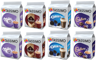 Kávové kapsule - Kapsuly Tassimo Chocolate Set Hot Choco Mega