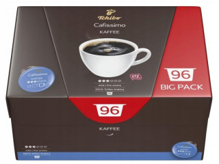 Kávové kapsule - Mierne kapsuly TCHIBO Cafissimo Kaffee 96 ks.