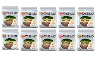 Kávové kapsule - Tassimo Jacobs Cappucino 10x Baliace kapsuly