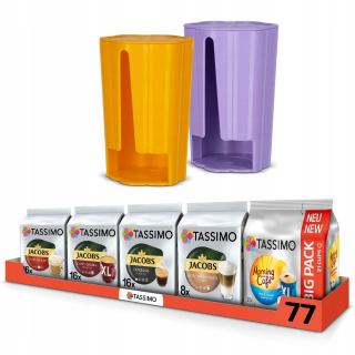 Kávové kapsule - Kapsule Tassimo Jacobs SADA XXL 77kW + ZADARMO