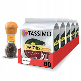 Kávové kapsule - Tassimo Jacobs Capsules Set XL, 80ks + čokoláda