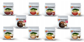 Kávové kapsule - Tassimo Jacobs a Baileys kapsuly, 112 kusov