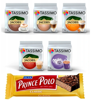 Kávové kapsule - Tassimo Jacobs a Milka kapsuly, 48 kusov